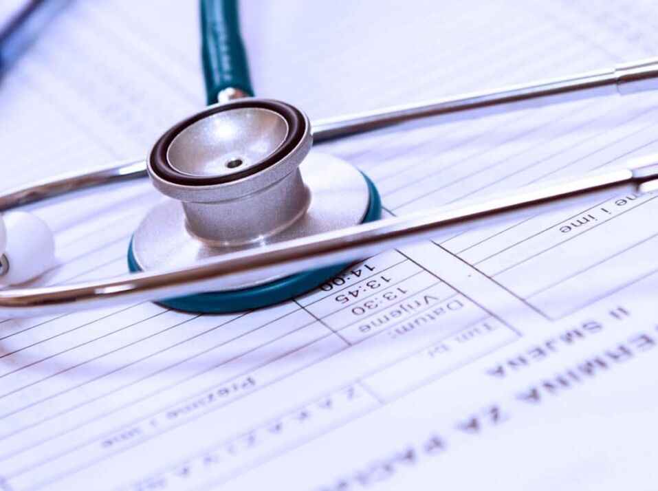 stethoscope on documentation